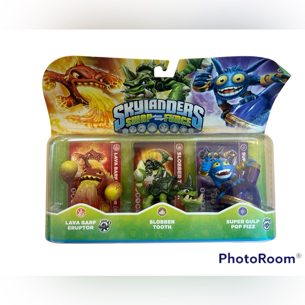 New Sealed Skylanders Swap Force Lava Barf Eruptor Slobber Tooth Super Gulp